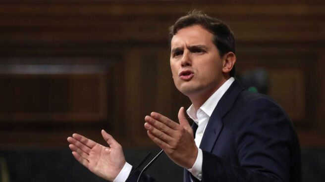 El líder de Ciudadanos, Albert Rivera, en el Congreso de los Diputados. El líder de Ciudadanos, Albert Rivera, en el Congreso de los Diputados.