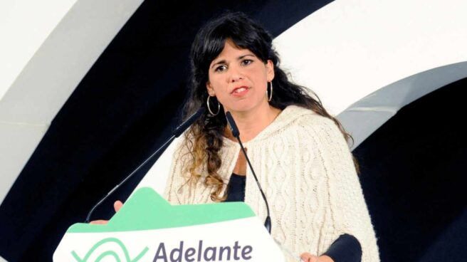 La líder de Adelante Andalucía, Teresa Rodríguez.