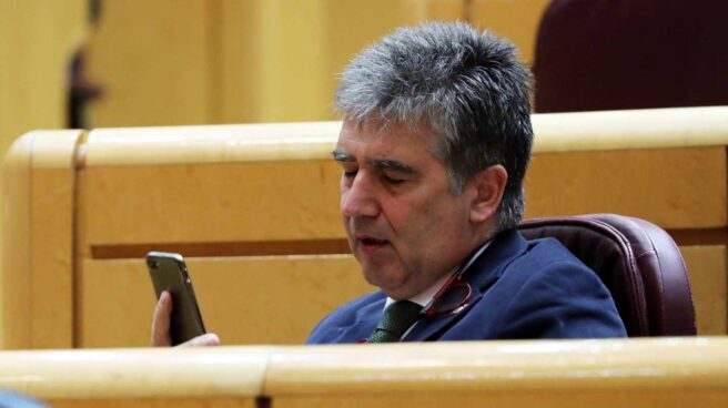 El portavoz del Grupo Popular en el Senado, Ignacio Cosidó, durante el pleno de la Cámara Alta.