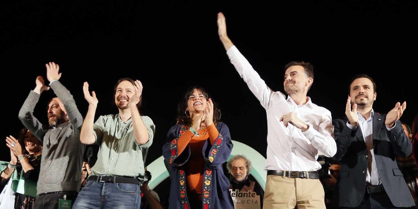Pablo Iglesias hace campaña estatal en Andalucía: “Aquí se juega el destino de España”