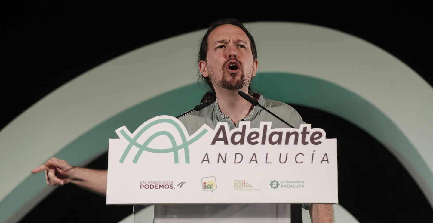 Iglesias tapa el fracaso de Adelante Andalucía llamando a la "alerta antifascista"