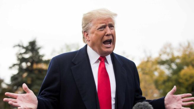 Donald Trump en campaña electoral El presidente de EEUU, Donald Trump, en Washington antes de salir a dar mítines electorales.