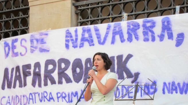 Laura Pérez, ex secretaria general de Podemos Navarra,, en una imagen de archivo
