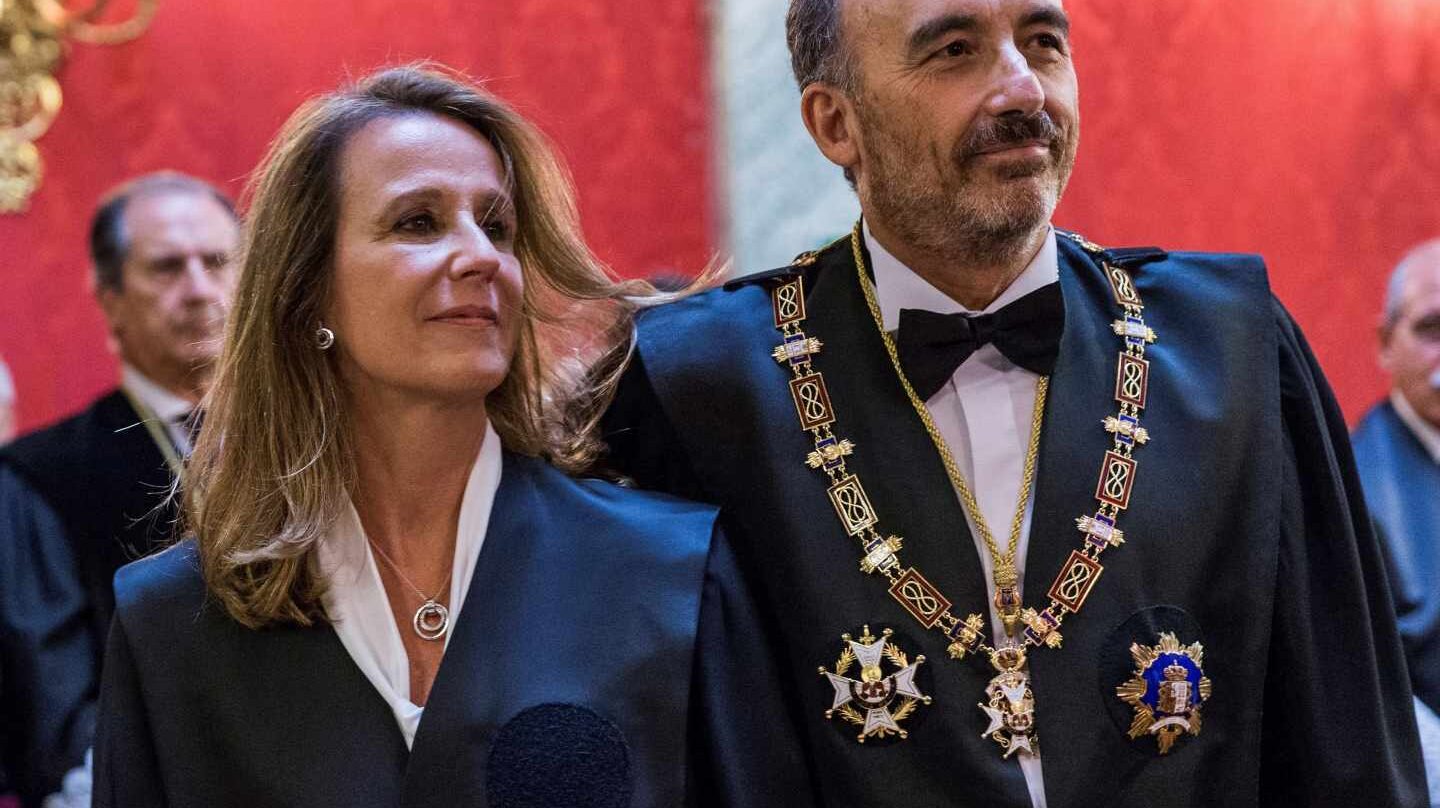 Los magistrados del Tribunal Supremo Carmen Lamela y Manuel Marchena.