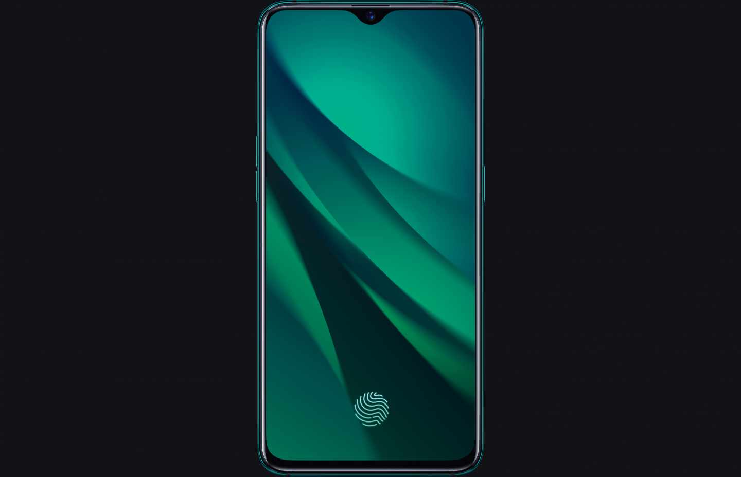 Oppo RX17 Pro Emerald Green screen