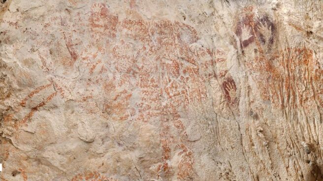 Localizan en Borneo la pintura figurativa más antigua de la humanidad