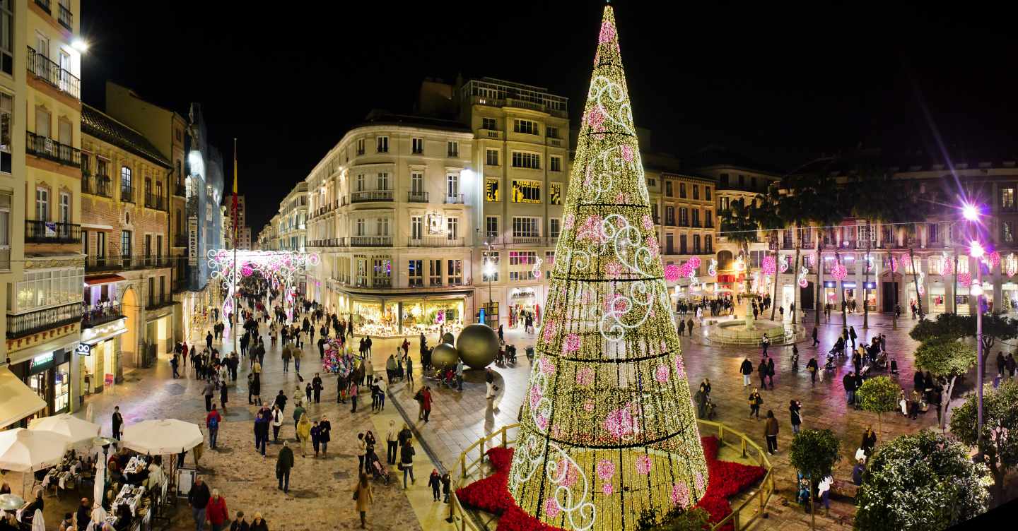 Plaza Constitución de Málaga, Navidad 2017