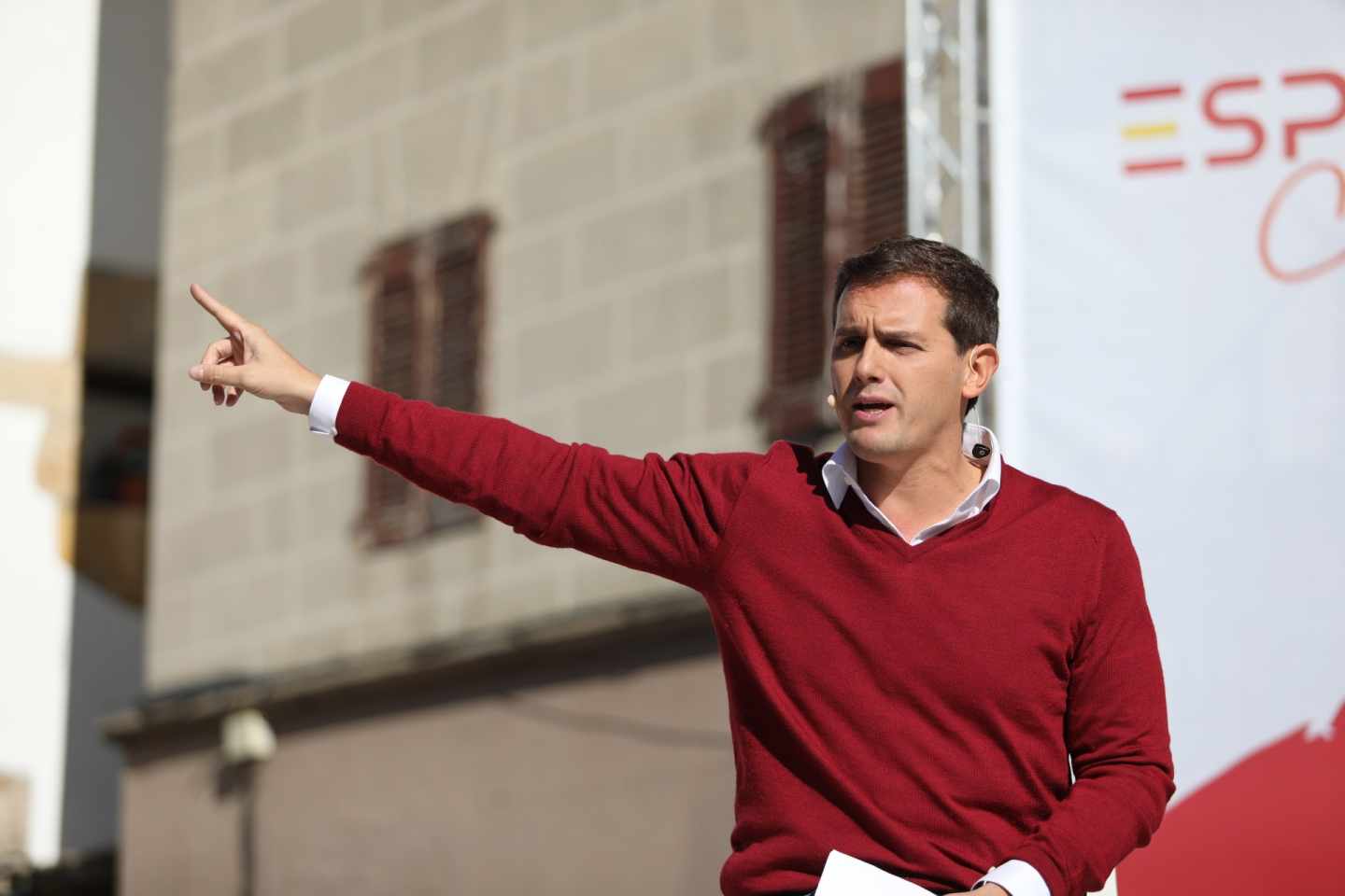 Albert Rivera, en el acto de España Ciudadana en Alsasua.