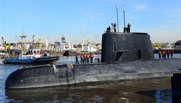 El submarino argentino San Juan.