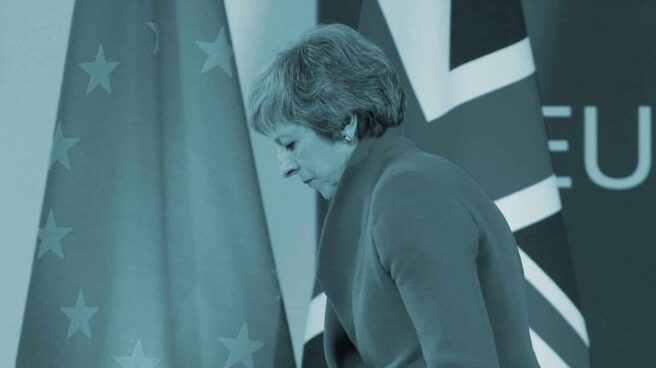Theresa May Theresa May, en la cumbre del Brexit en Bruselas.