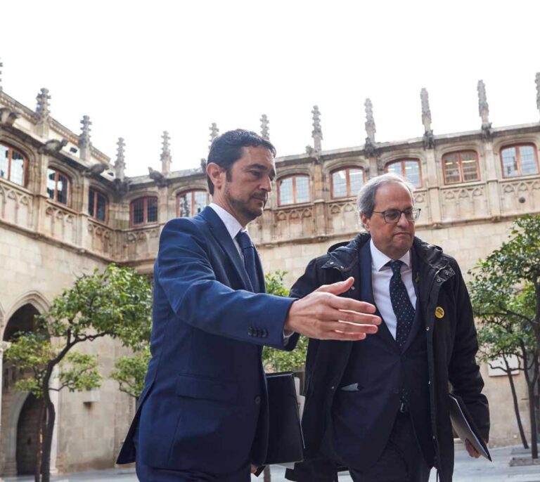 Torra visita a los ex consejeros presos en la prisión de Lledoners