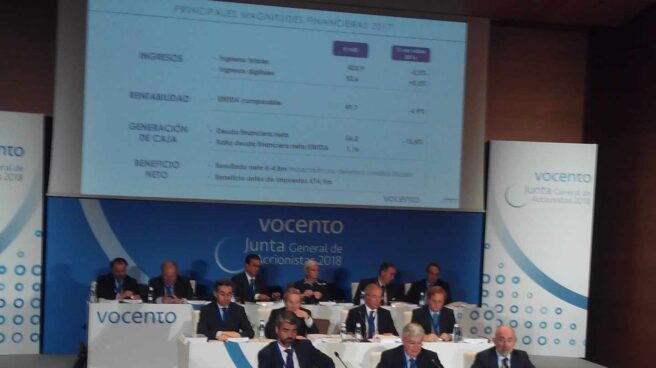 Junta de accionistas de Vocento. Junta de accionistas de Vocento.