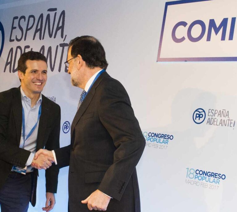 Casado almuerza con Rajoy cinco días después de la marcha de Cospedal