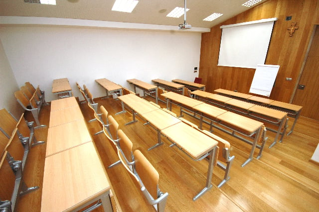 Aula de una escuela de negocios.