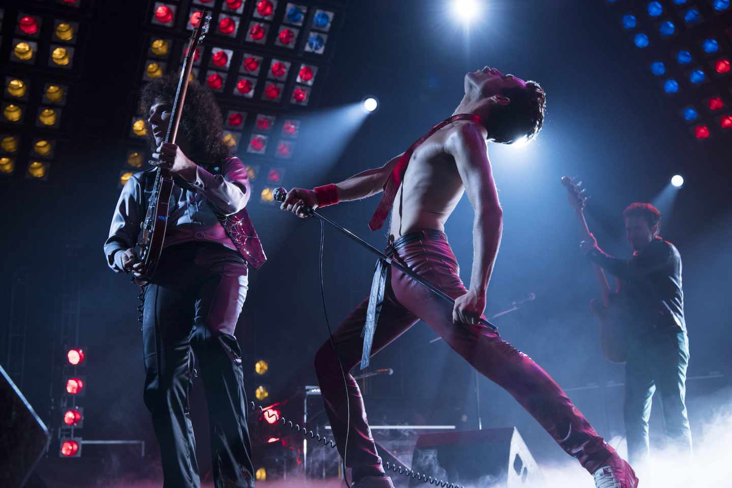 Actuación de Queen representada en la película "Bohemian Rhapsody"