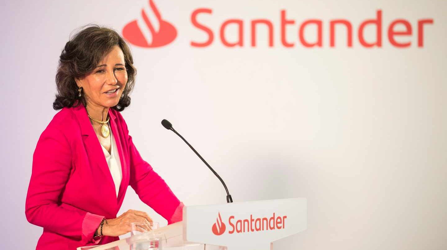 La presidente de Santander Ana Botín.