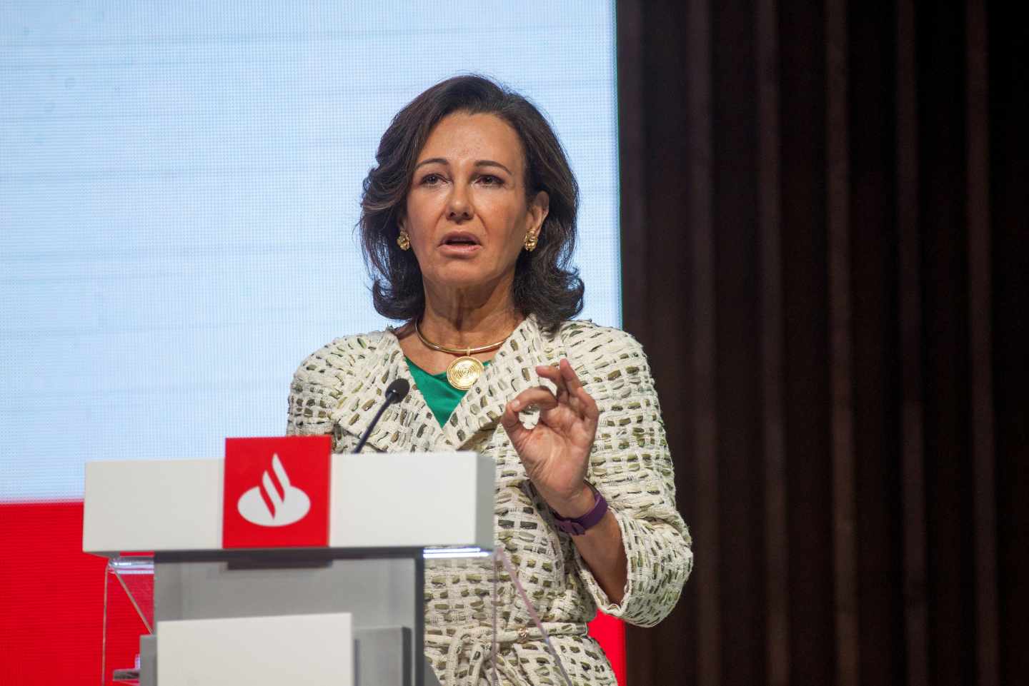 La presidenta de Santander, Ana Botín.