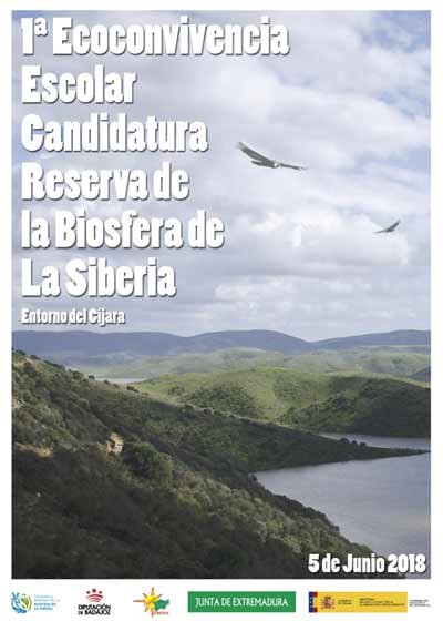 Cartel de la candidatura de la Siberia Extremeña para la Reserva de la Biosfera