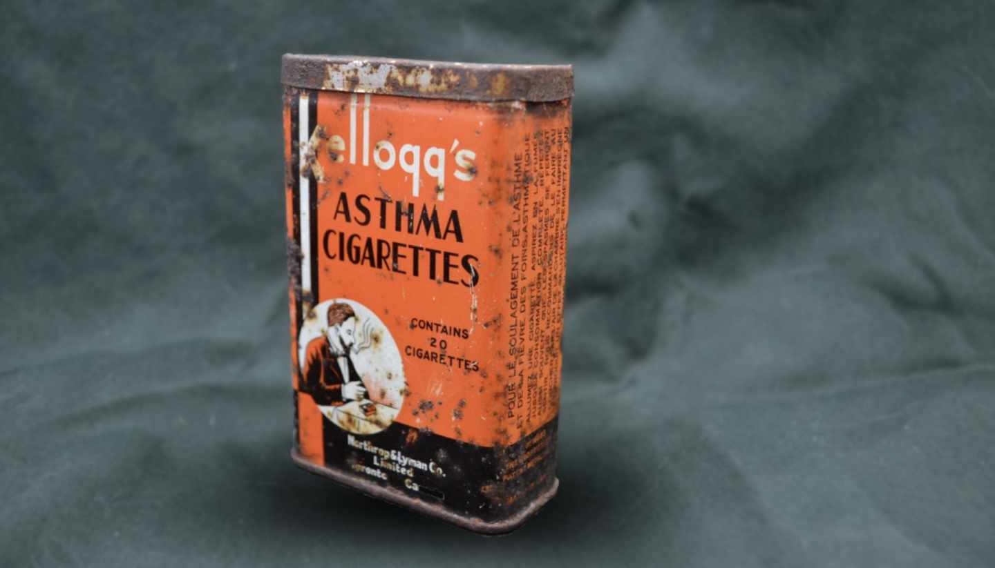 Hasta 1950 era común prescribir cigarrillos contra el asma