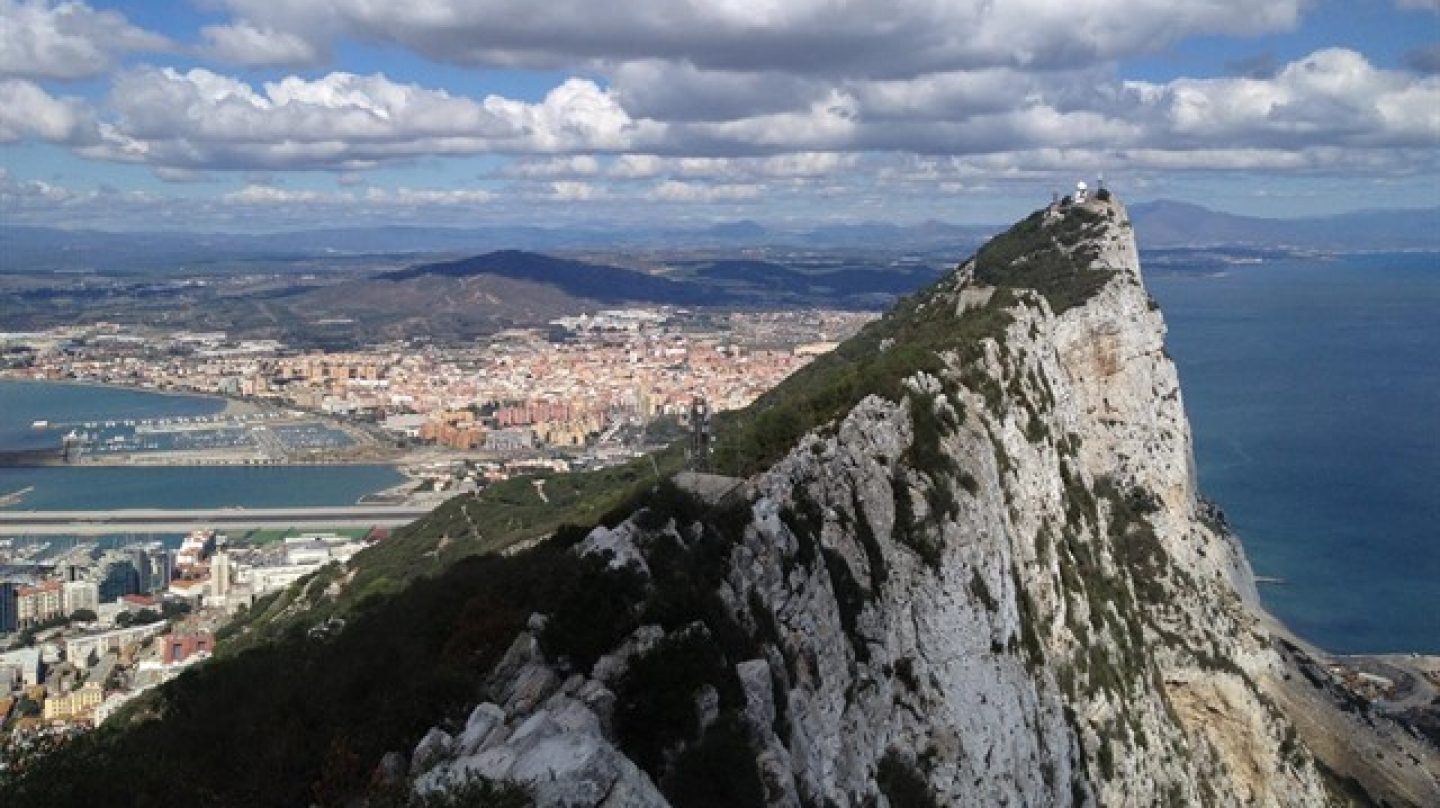 El peñón de Gibraltar.