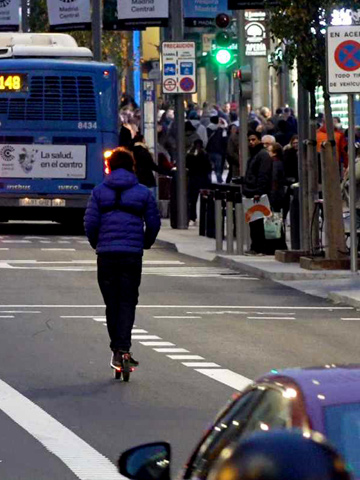 El carril bici más peligroso de Madrid