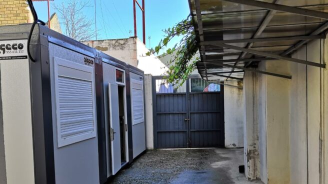 Nuevo juzgado en Sanlúcar la Mayor Juzgados portátiles instalados en la localidad sevillana de Sanlúcar la Mayor.