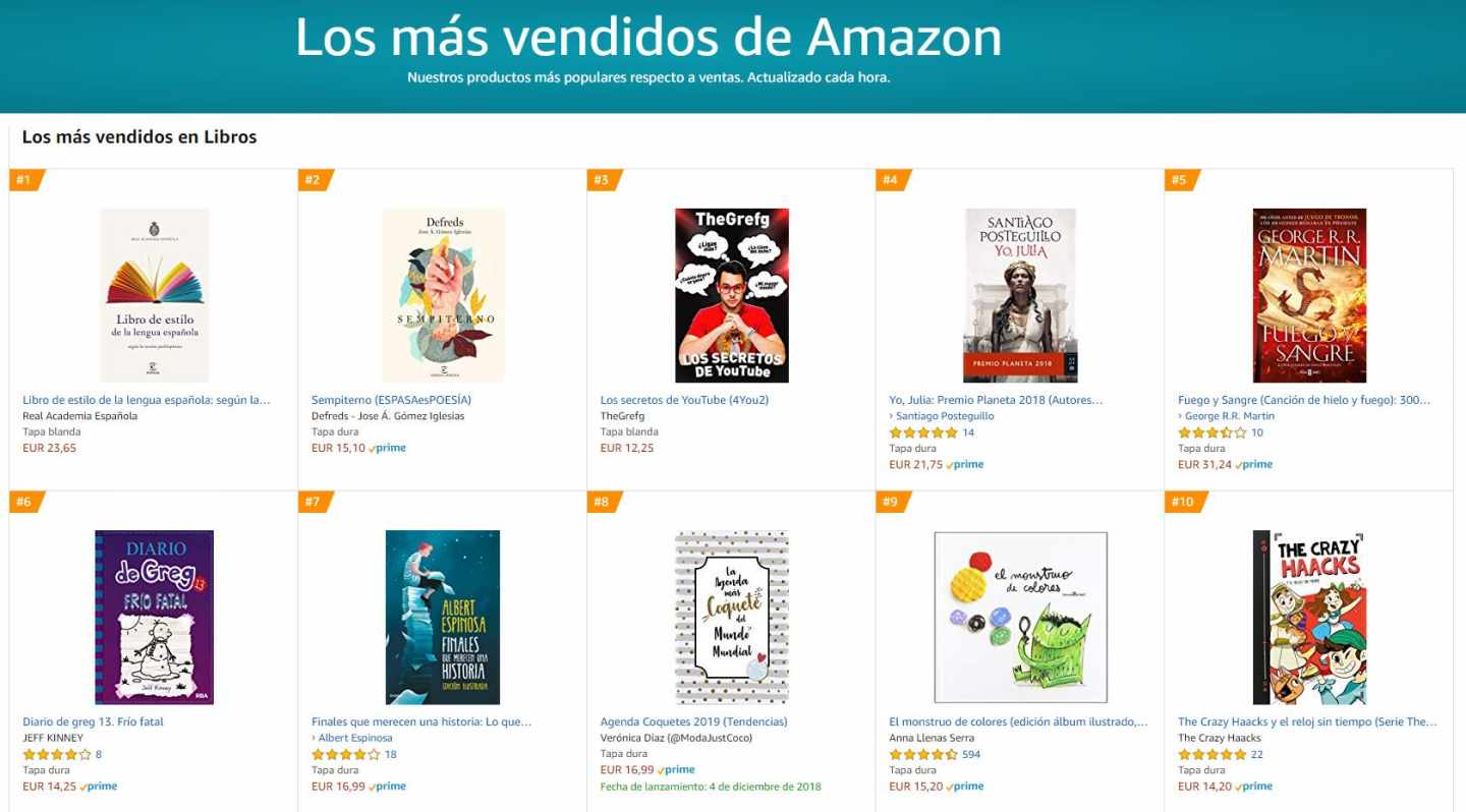 El libro de estilo de la RAE, el más vendido en Amazon tras su rechazo al lenguaje inclusivo.