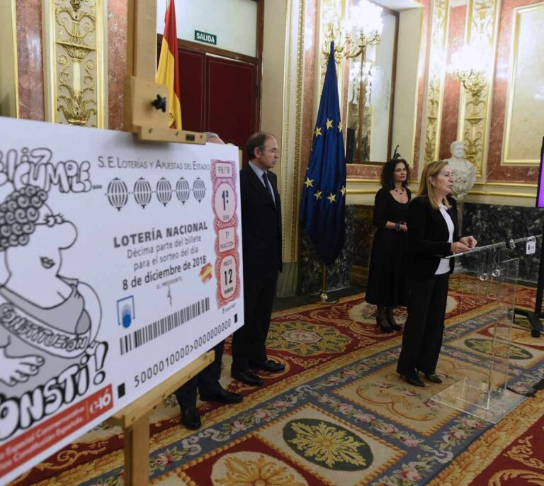 Ana Pastor pide a Hacienda que organice todos los años una Lotería de la Constitución