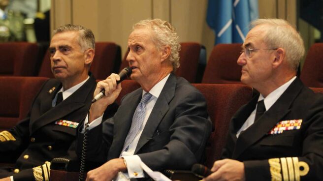 morenes acto El ex ministro de Defensa Pedro Morenés en un acto del Ejército en 2013.