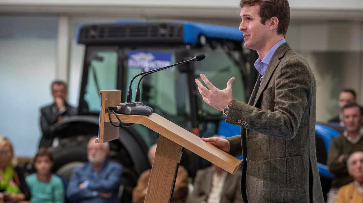 Pablo Casado, en un acto en Jerez de la Frontera este fin de semana.