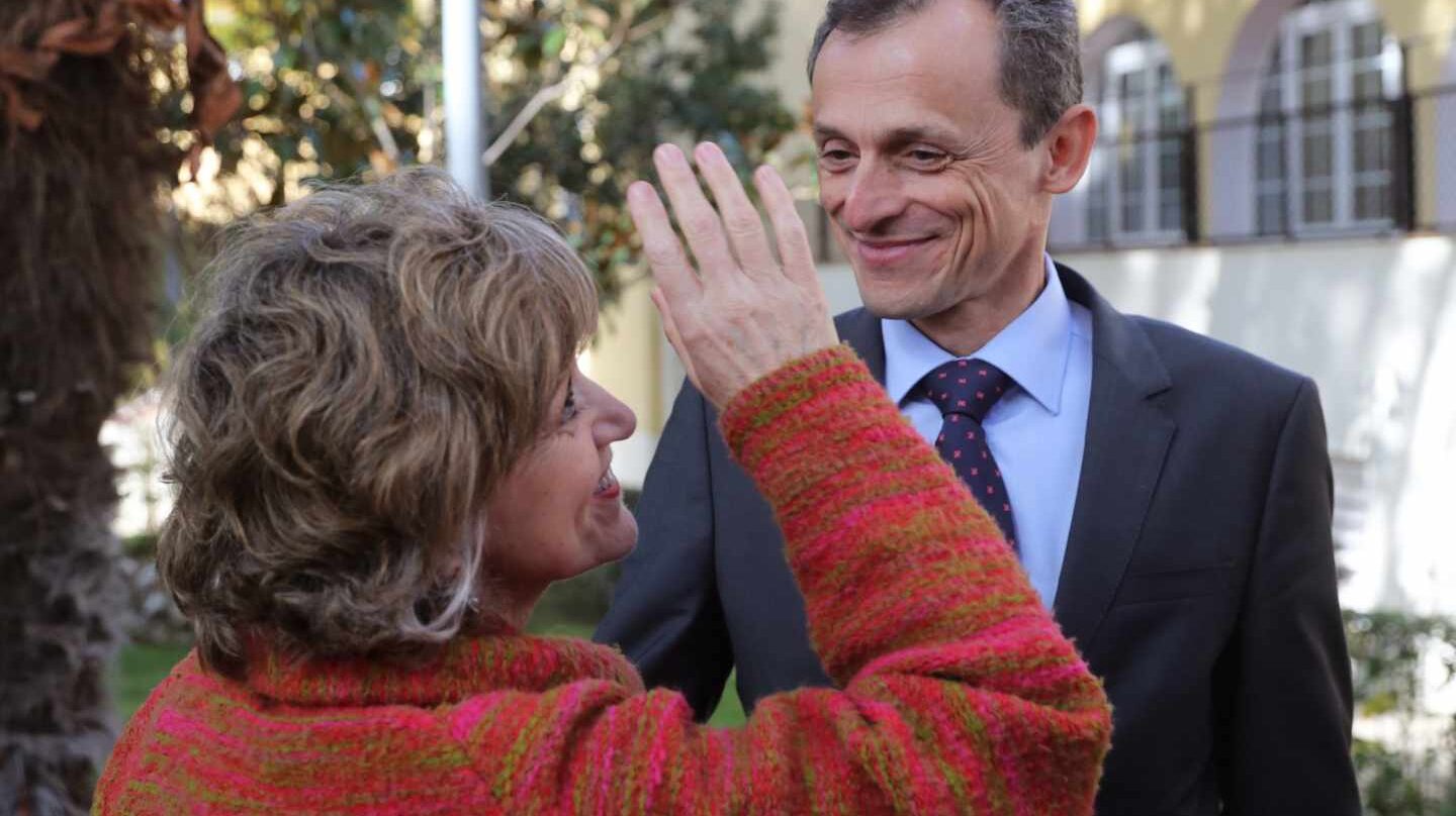 María Luisa Carcedo y Pedro Duque