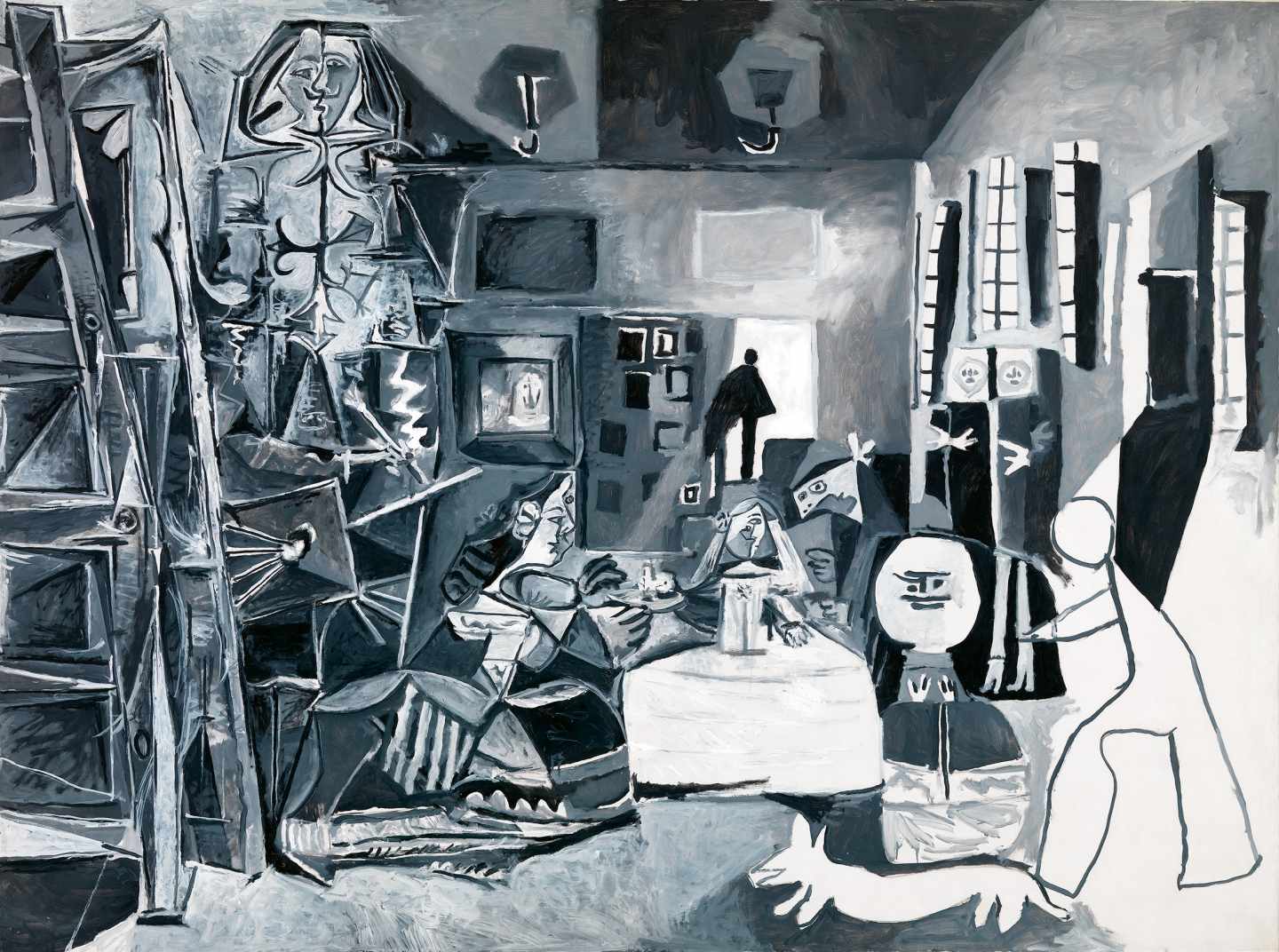 Las Meninas Pablo Picasso Óleo sobre lienzo, 129 x 161 cm 18/9/1957 Barcelona, Museu Picasso