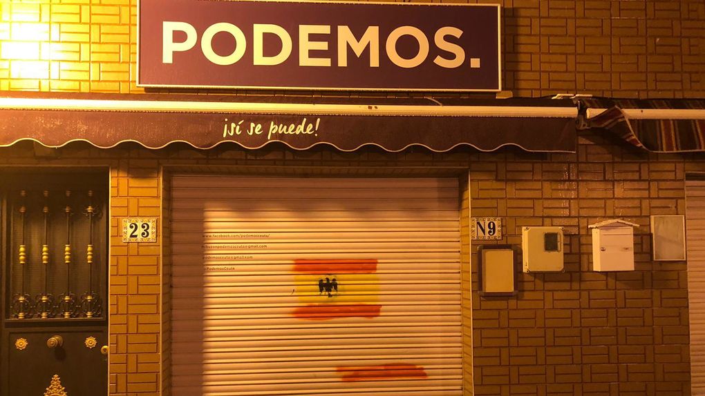 Sede de Podemos en Ceuta.