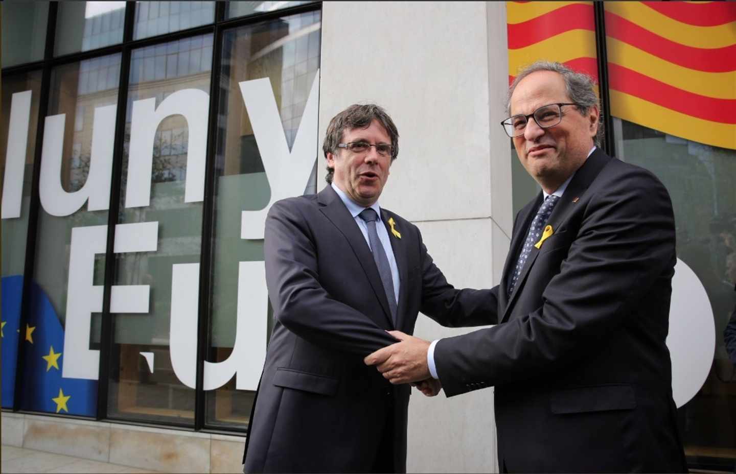 Torra vuelve a Bruselas, esta vez para reunir a sus "embajadores" con Puigdemont