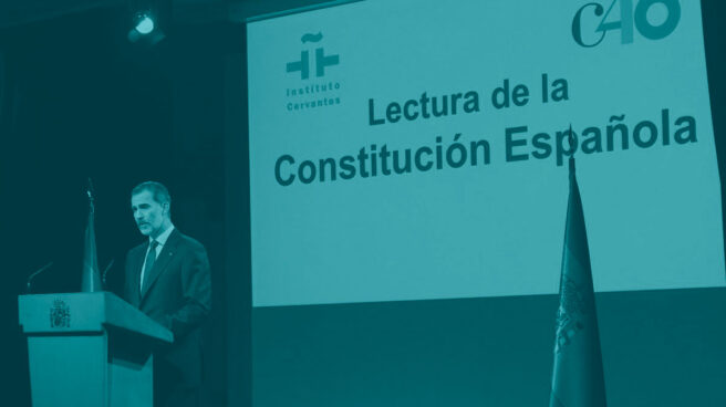 Felipe VI lee el preámbulo de la Constitución Española. Felipe VI lee el preámbulo de la Constitución Española.