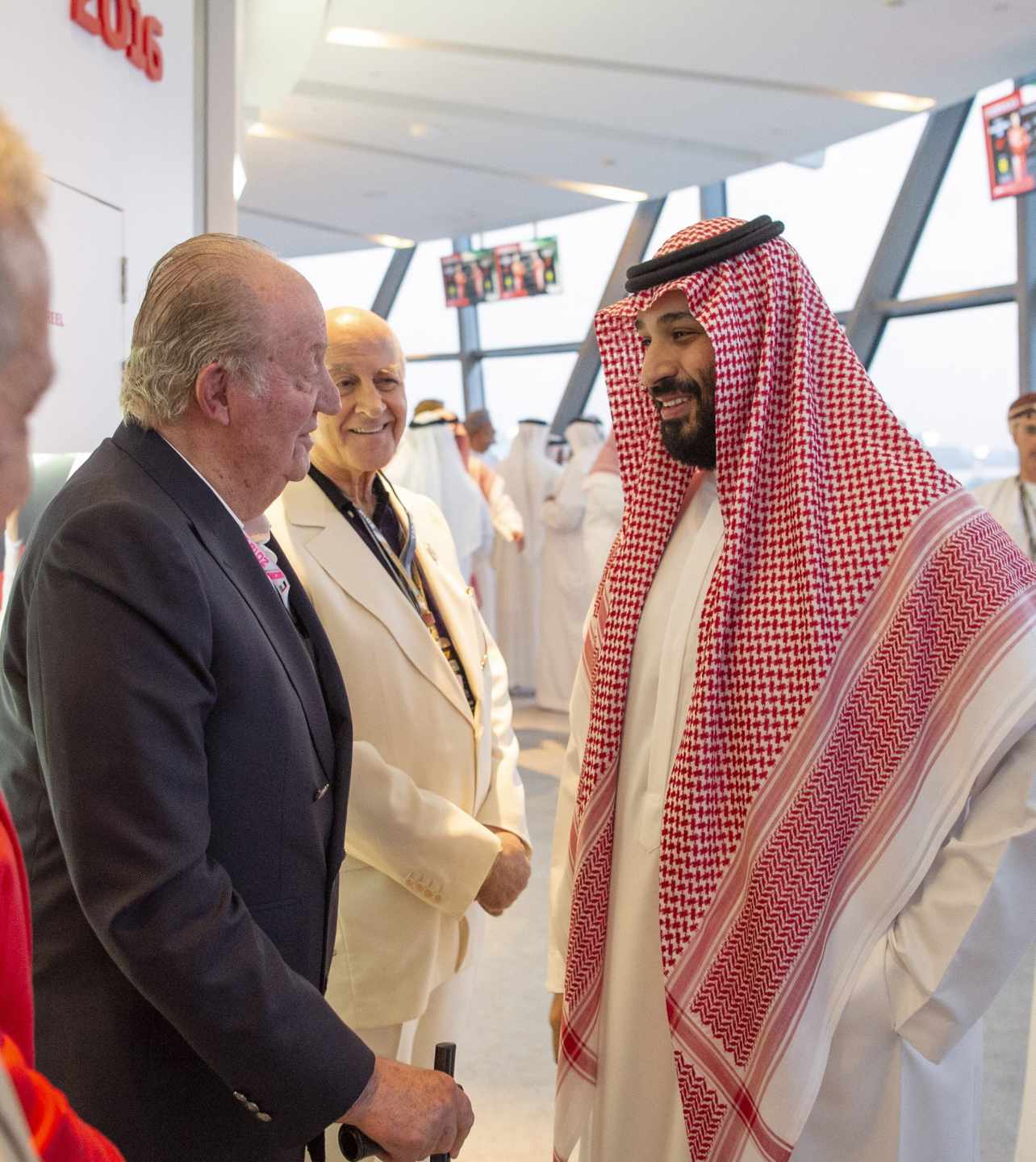 El Rey Emérito Juan Carlos y Mohammad Bin Salman.