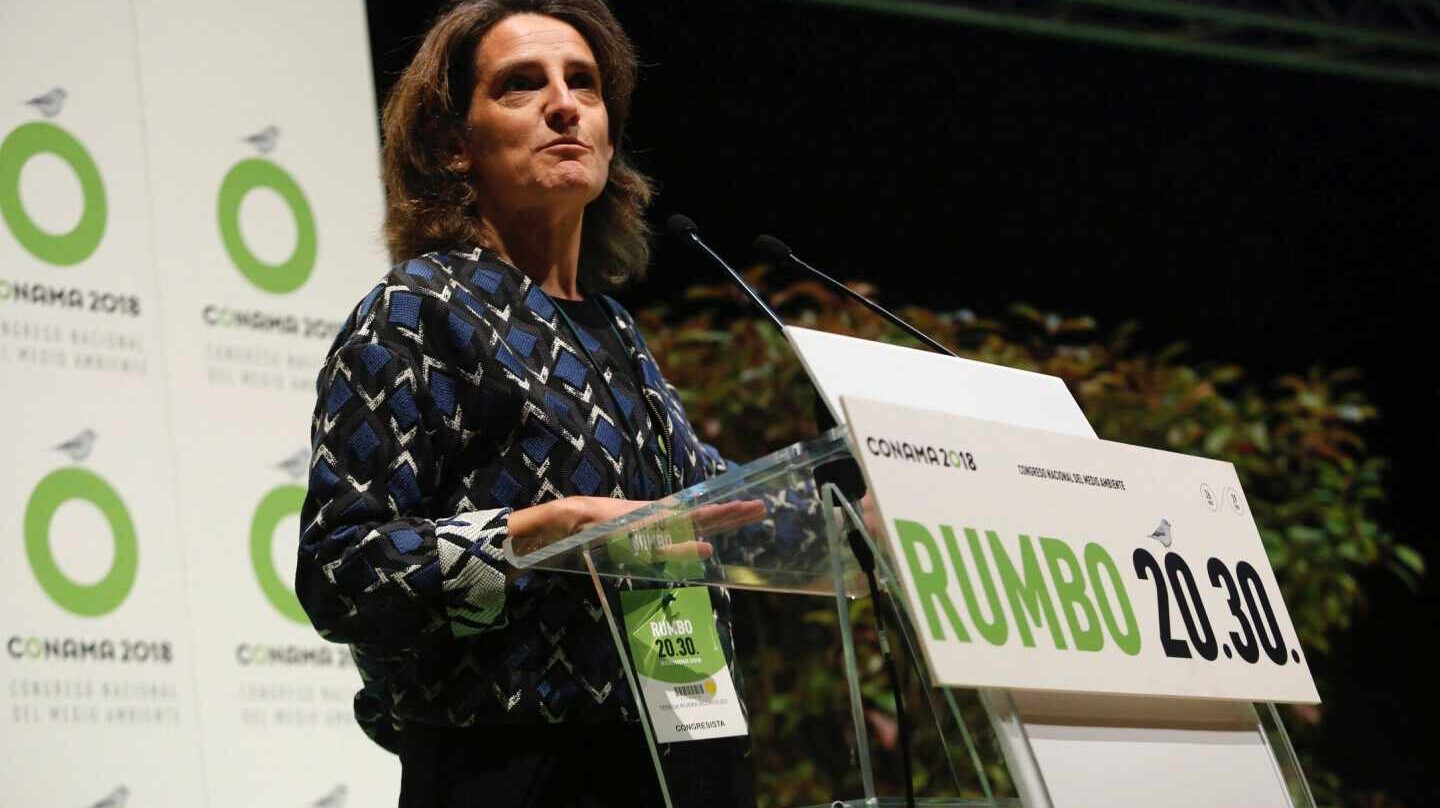 La ministra para la Transición Ecológica, Teresa Ribera.