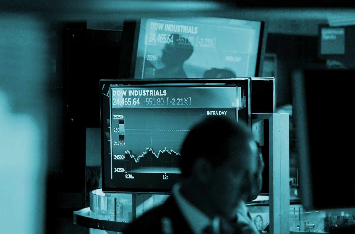 Imagen de archivos de unos inversores en Wall Street
