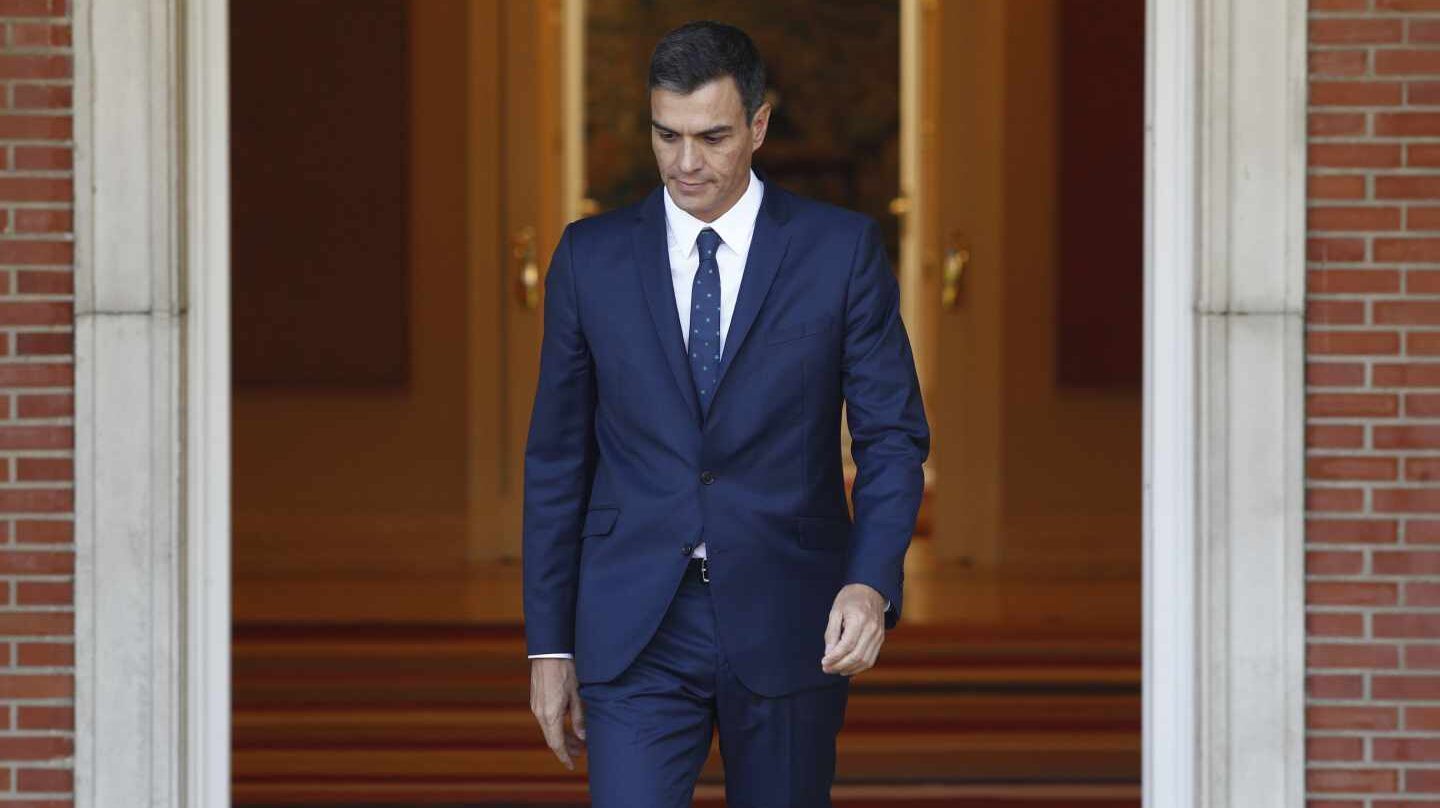 Pedro Sánchez, en la Moncloa.