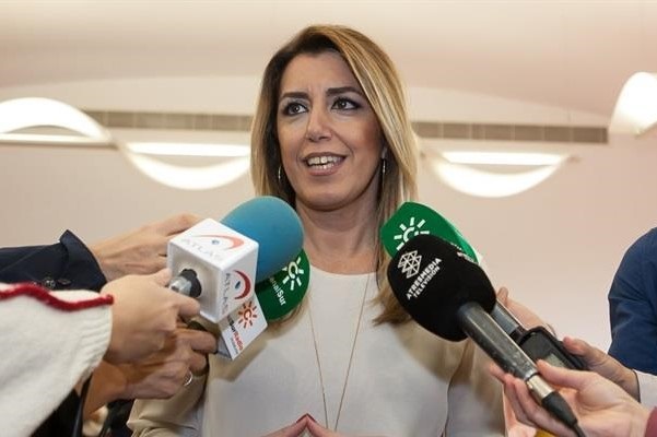 Susana Díaz, presidenta de la Junta de Andalucía.