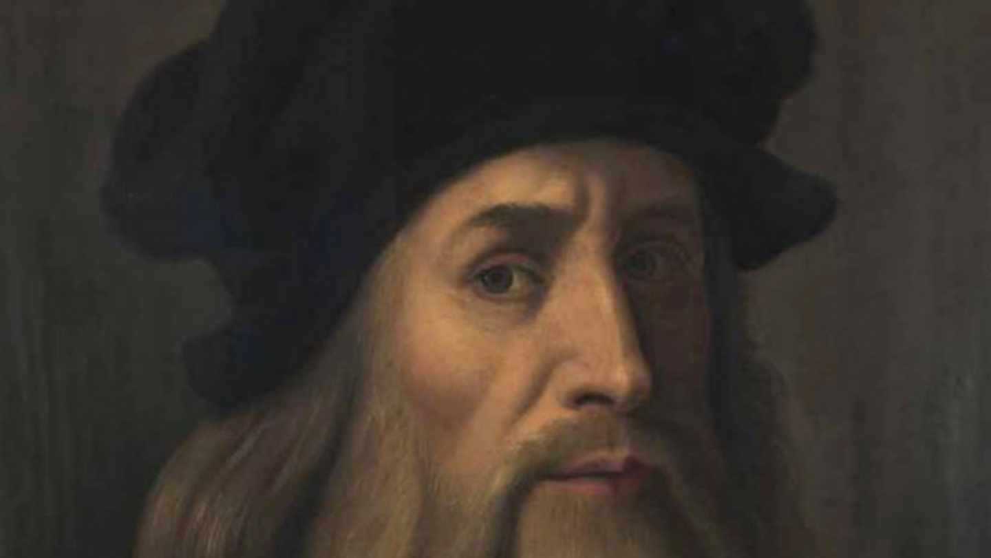 La 'Tavola Lucana' muestra el verdadero rostro de Leonardo da Vinci.
