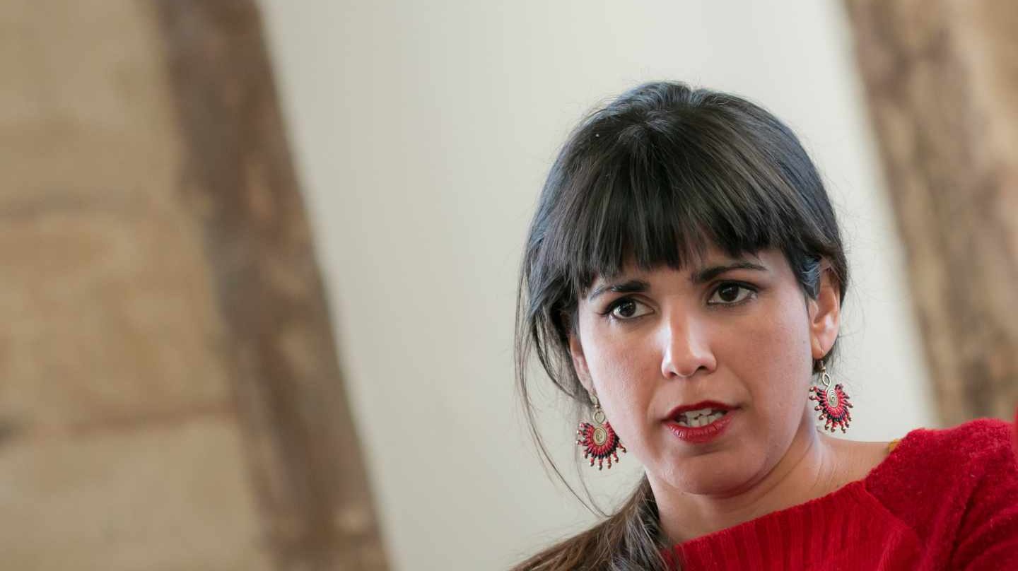 La líder de Adelante Andalucía, Teresa Rodríguez.