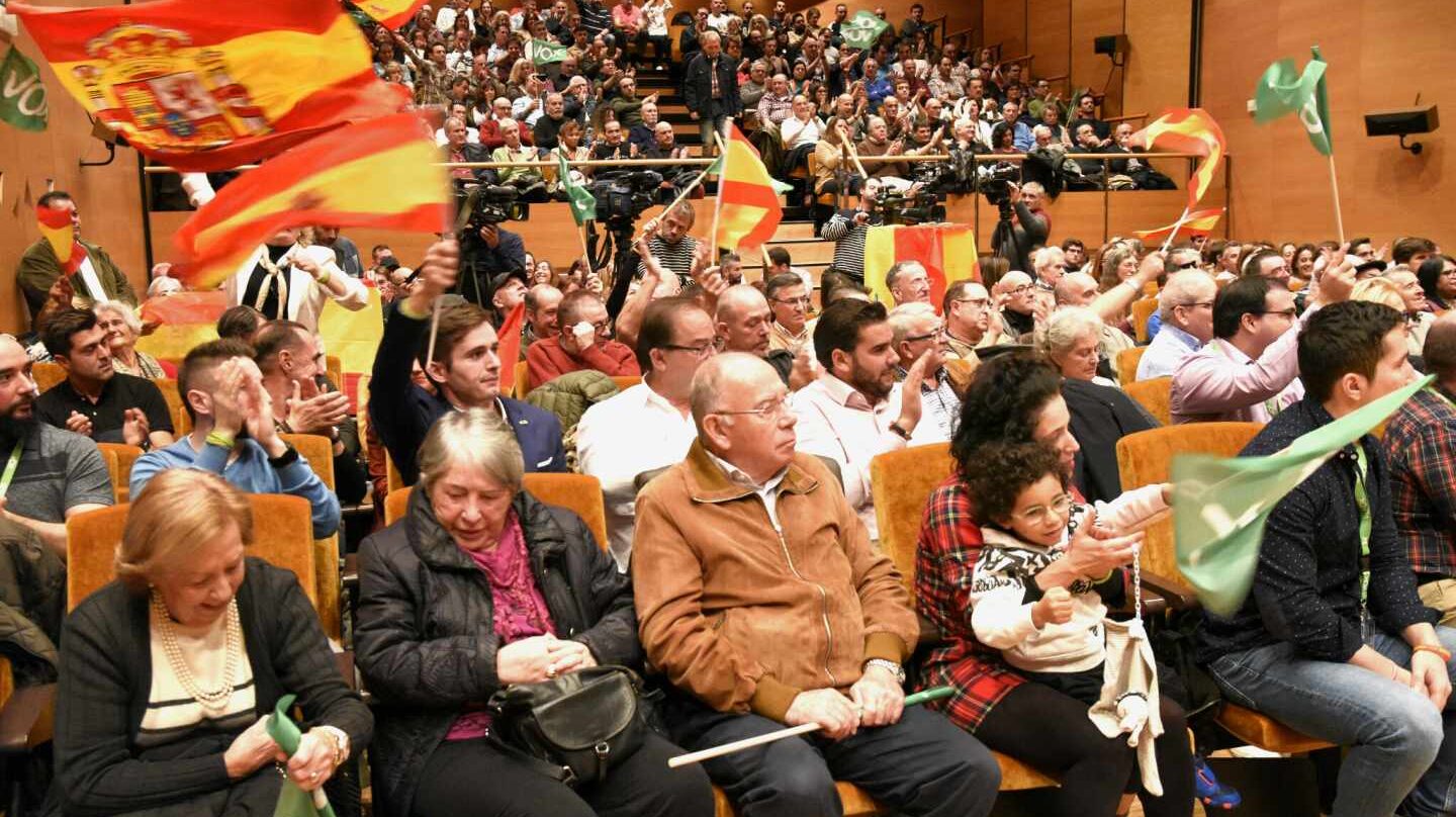 Acto de Vox en Bilbao.
