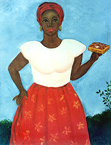 Retrato de Doña Pepa, la esclava a la que se le atribuye el turrón peruano.