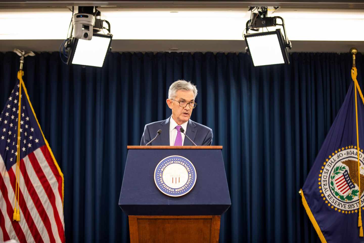 El presidente de la Fed, Jerome Powell.