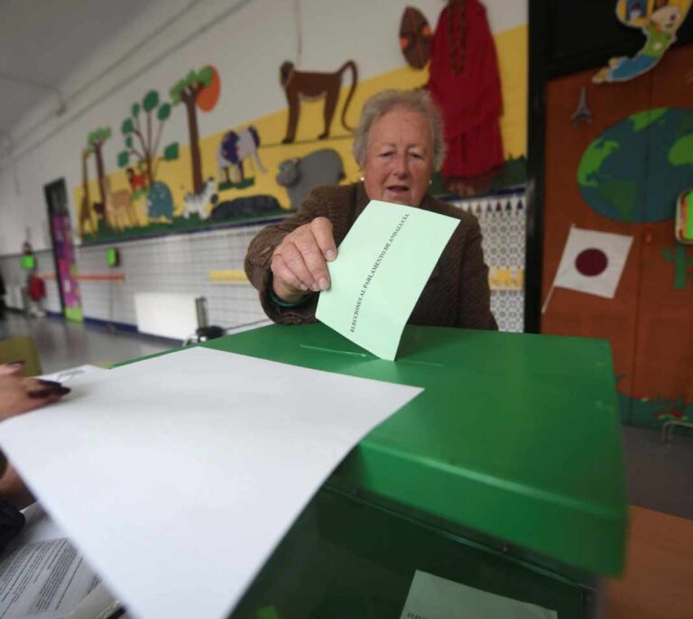 La participación a las 14.00 horas cae cuatro puntos: 29,93%