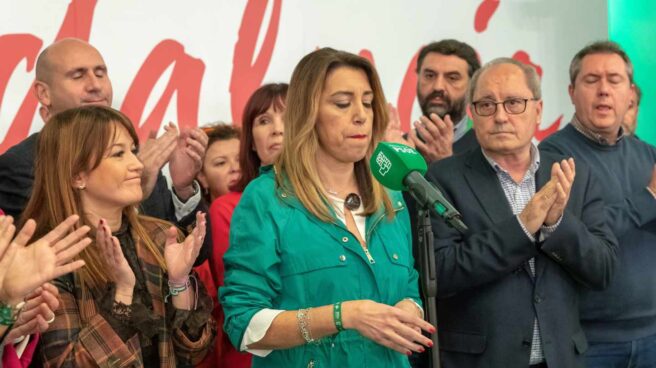 Susana Díaz la noche electoral