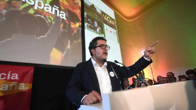 Serrano, bestia negra del feminismo Francisco Serrano, líder de Vox en Andalucía, tras conocerse el escrutinio del 2-D.