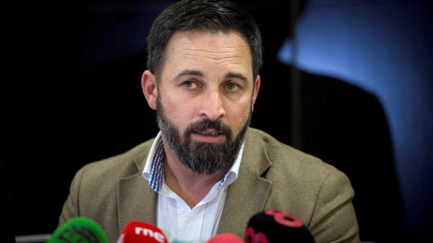 El presidente de Vox, Santiago Abascal