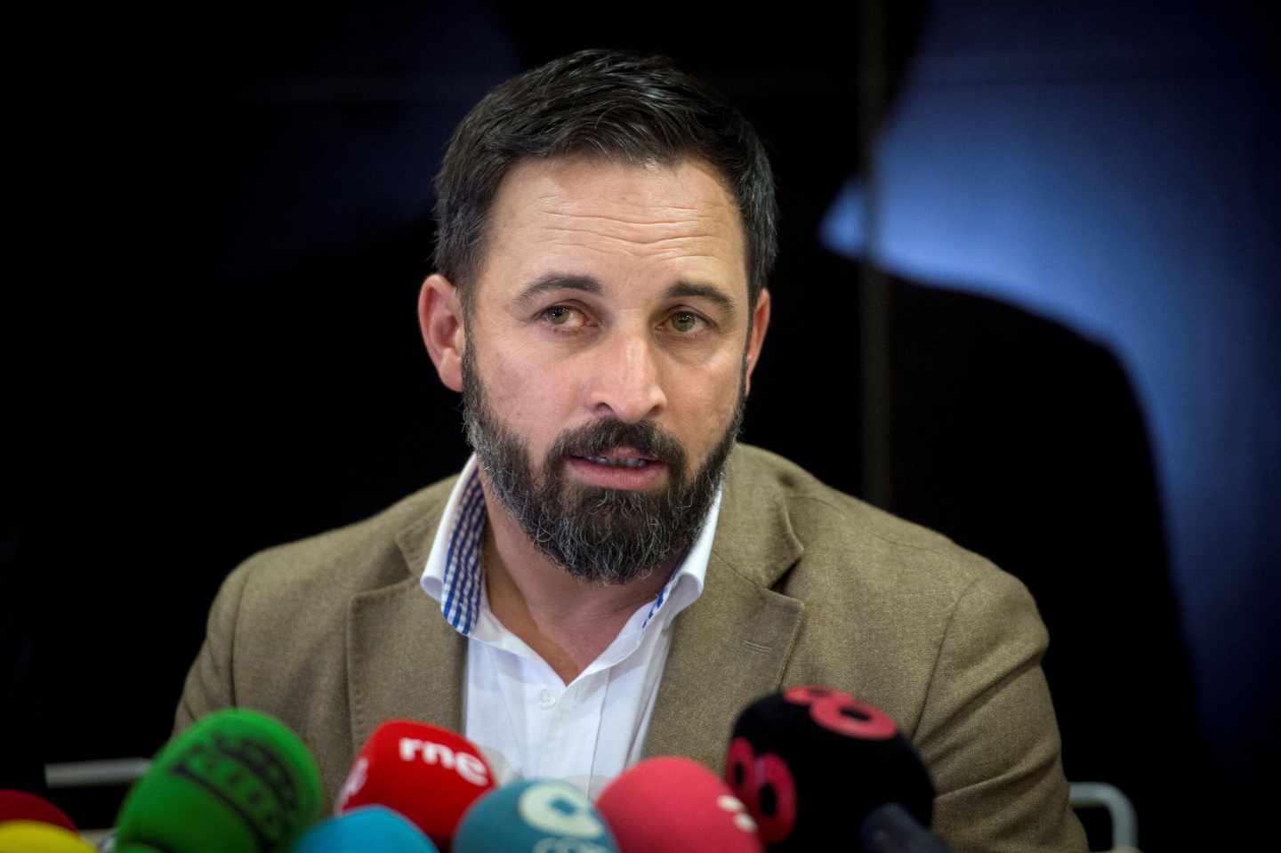 El presidente de Vox, Santiago Abascal